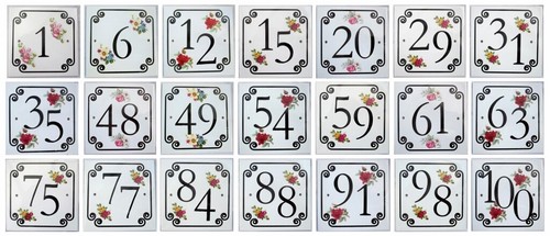 Flat house door number - house,