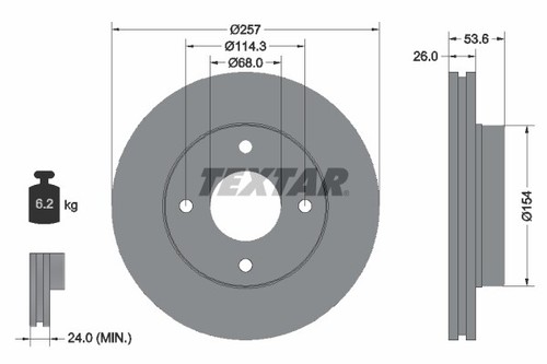 New brake disc for - 2x,