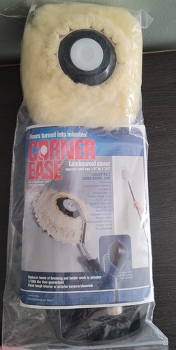 Corner ease wool paint roller - corner,