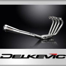 Suzuki GSX750E ET-EX 80-82 Polished Stainless Exhaust 4-1 Reverse Cone Silencer