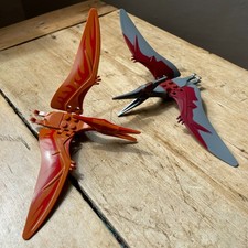 2 Pterosaur Dinos 20cm Interlocking Bricks Toy - Compatible With Leading Brands