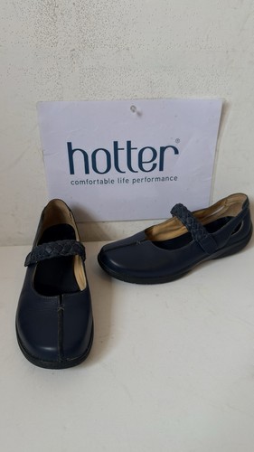 Hotter shake navy leather - shake,
