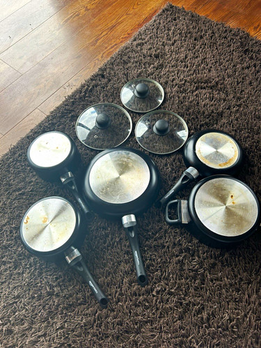 Piece black non stick - 7-piece, non-stick
