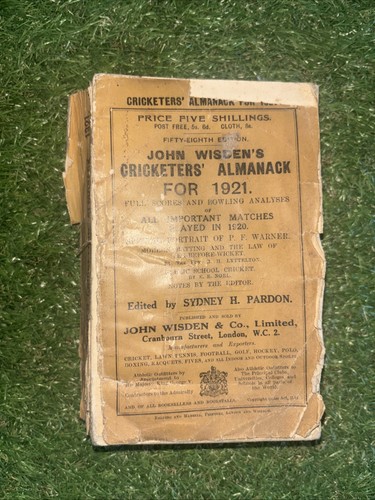 Wisden cricketers almanack - cricketers',