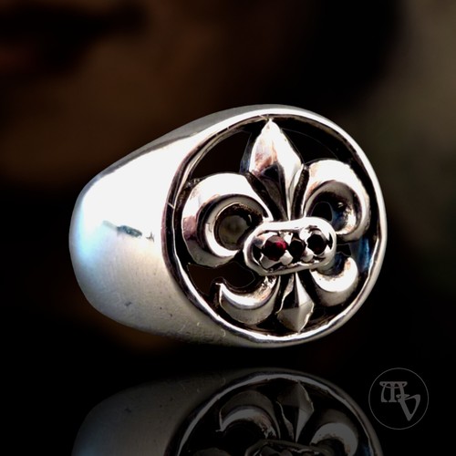 Men ring silver - men's, french