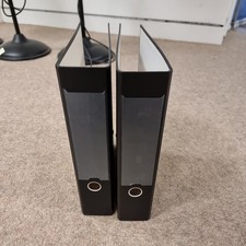 Leitz 10101095 180 Degrees Plastic Lever Arch File A4 80 mm - Black, 2 Pack