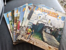 10x 1962 Monthly Meccano Paperback Magazines