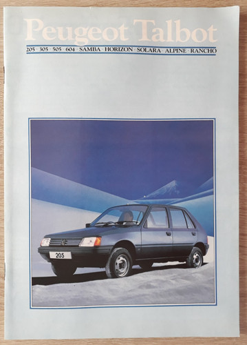 Peugeot talbot range brochure - peugeot,