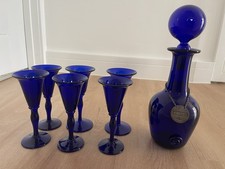 Bristol blue glass port - bristol,