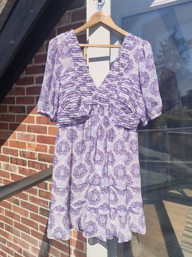 Mint velvet purple floral - velvet,