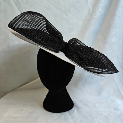 White black bow 40cm - white,