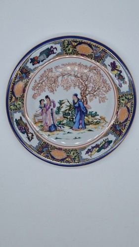 Vintage porcelain plate - vintage,
