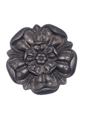 Lead Tudor Rose 90mm Motif