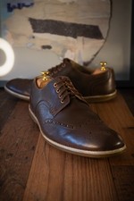 Clarks C&J Tor Brown Leather