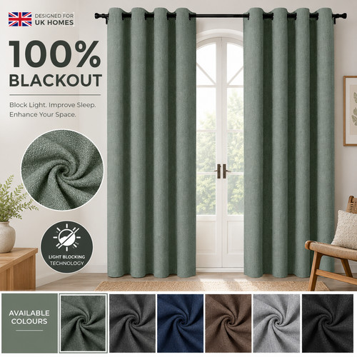 2pcs blackout curtains - 2pcs,