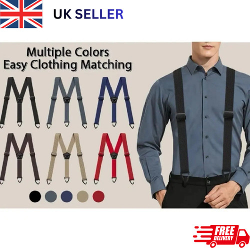 Men trouser braces 8cm - trouser,