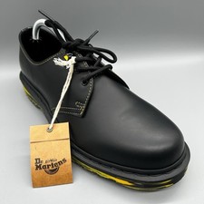Dr. Martens 1461 Marbled Sole Black Leather Lace Up Shoes Mens Uk 8 Eu 42
