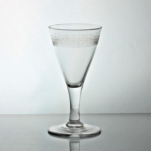 Georgian tulip engraved funnel - tulip-engraved,