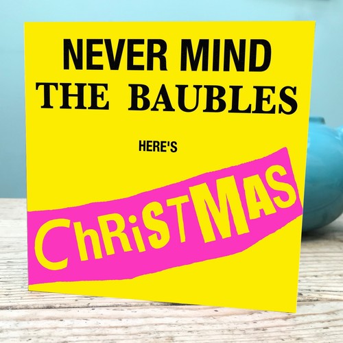 Punk fan christmas card - card, 148cm