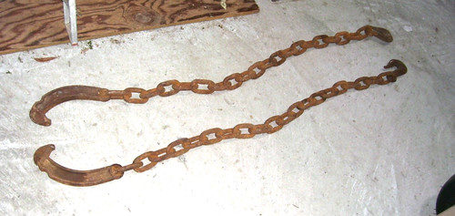 Log dog grab hooks - log, w/