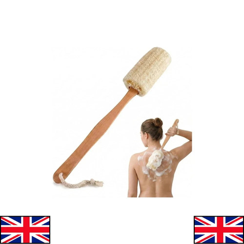 Natural exfoliating loofah - natural,