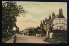 RARE 1908 WHITE SWAN INN OLD PUB DRAKES CROSS HOLLYWOOD BIRMINGHAM POSTCARD