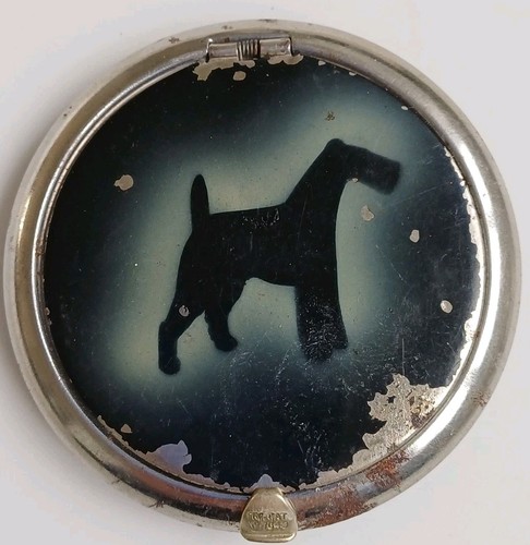 Vintage stratton black - black, enamel