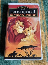 Lion King II 2 Simba's Pride VHS Video Tape
