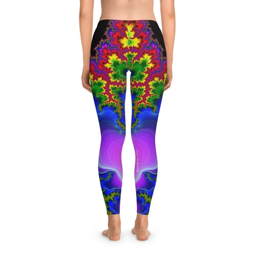 Fractal art leggings - fractal,