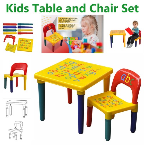 Abc kids table chair set - kids,