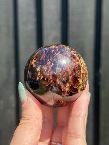 Gemmy garnet sphere crystal - gemmy,