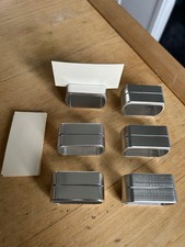 IKEA Spalt Aluminium Napkin Rings Place Name Holders 6 Set Bodrul Khalique
