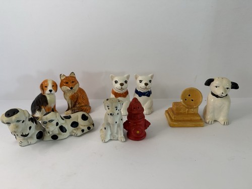 Vintage dog salt - vintage, pepper