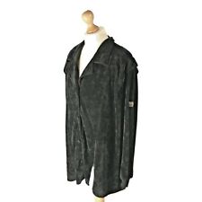 APOLLO Sport Womens Tracksuit Top Vintage Medium 12 Black Cardigan (EU40)