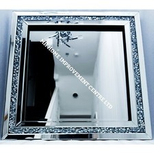 Square Wall Mirror Sparkly