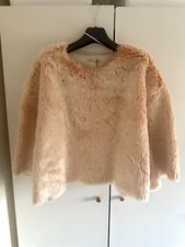 Zara Pink Fur Pull Over Top