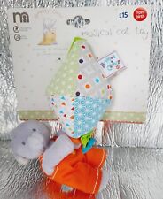 Mothercare Humphreys Corner Soft Musical Cot Toy From Birth New on card