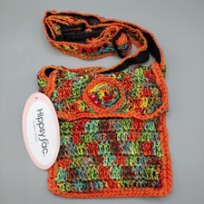 Hippy Company Crochet Rainbow Colored Hippsy Sac Modern day Fanny pack 