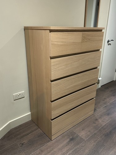 Ikea malm drawer chest white - ikea, 6
