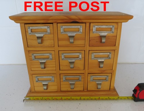 Multi drawer pine trinket - multi,