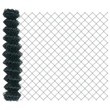 WALPLUS Chain Link Fence Green
