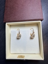 14ct Gold Blue Topaz & CZ