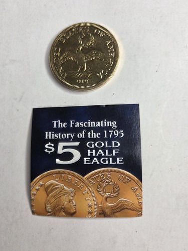 1795 small gold eagle - eagle, $5