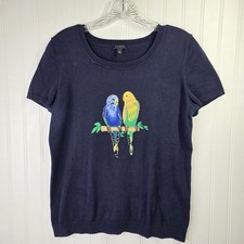 Talbots Sweater Womens M Blue