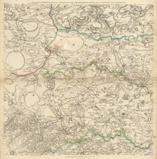 West Yorkshire. Bradford, Halifax, Huddersfield & Leeds. T. Jefferys 1772 map