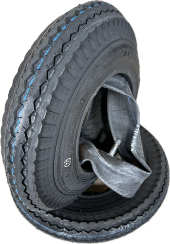 8 trailer tyres and - 4.80, 4.00