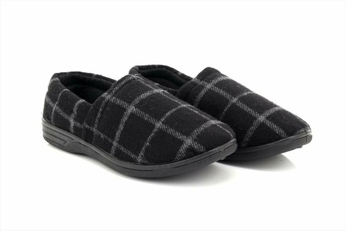 Mens james warm velour - warm, tartan