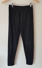 Atmosphere Womens Black Patterned Leggings Size 8 Primark
