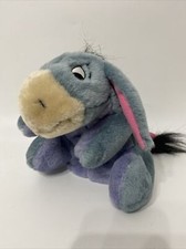 Disney Winnie the Pooh 7” Eeyore Soft Toy Talking And Moving Toy Vintage
