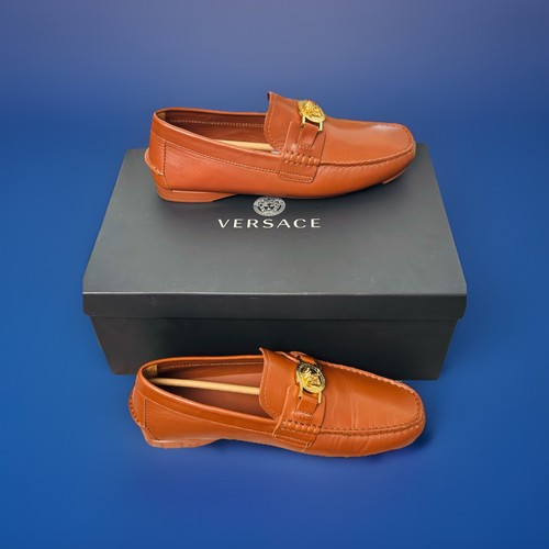 Unisex versace tan vitello - unisex,